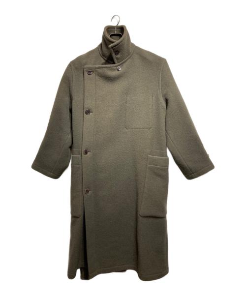 LEMAIRE（ルメール）LEMAIRE (ルメール) WRAP COAT/ラップコート ブラウン サイズ:XSの古着・服飾アイテム