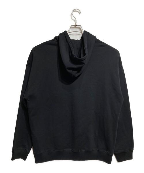 LOEWE（ロエベ）LOEWE (ロエベ) アナグラムレザーパッチパーカー/Anagram Leather Patch Hoodie ブラック サイズ:Lの古着・服飾アイテム
