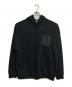 LOEWE（ロエベ）の古着「アナグラムレザーパッチパーカー/Anagram Leather Patch Hoodie」｜ブラック