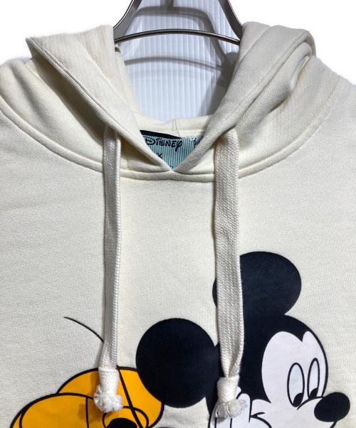 GUCCI（グッチ）GUCCI (グッチ) DISNEY (ディズニー) ミッキーマウス プルオーバーパーカー/Mickey Mouse Pullover Hoodie アイボリー サイズ:Mの古着・服飾アイテム