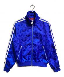 GUCCI×addas（グッチ）の古着「GGトレフォイル ジャカード ジャケット/GG Trefoil Jacquard Jacket」｜レッド×ブルー