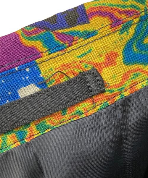 ISSEY MIYAKE（イッセイミヤケ）ISSEY MIYAKE (イッセイミヤケ) ウールマーブルプリントジャケット/Wool Marble-Print Jacket イエロー×ネイビー サイズ:3の古着・服飾アイテム