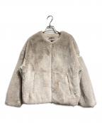 TATRAS×FREAK'S STOREタトラス×フリークスストア）の古着「別注 ILVA ボアブルゾン/Fleece jacket」｜グレージュ