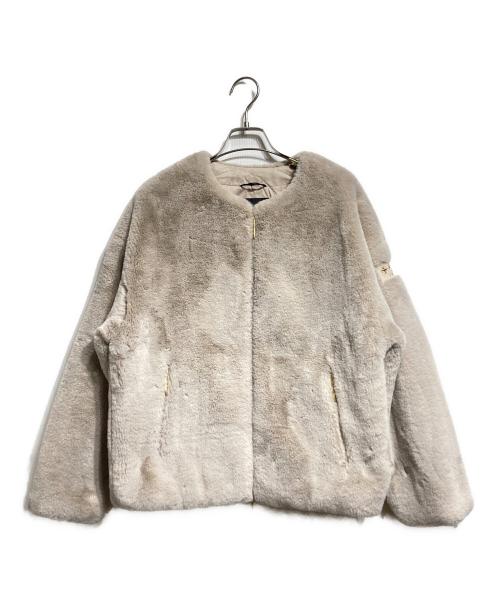 TATRAS（タトラス）TATRAS (タトラス) FREAK'S STORE (フリークスストア) 別注 ILVA ボアブルゾン/Fleece jacket グレージュ サイズ:02の古着・服飾アイテム