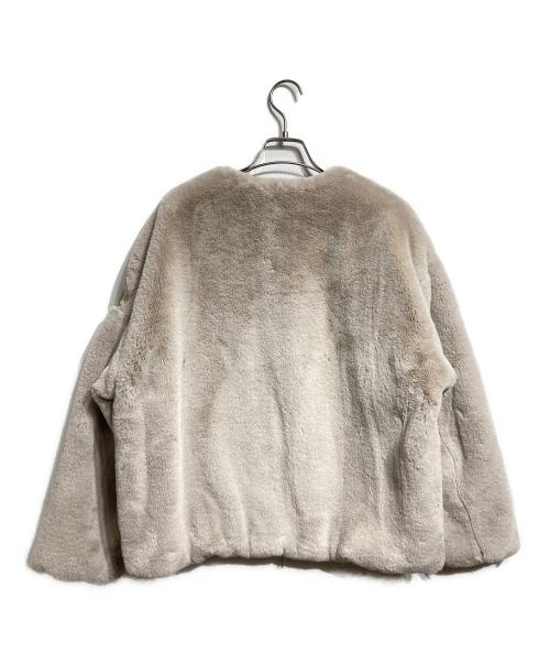 TATRAS（タトラス）TATRAS (タトラス) FREAK'S STORE (フリークスストア) 別注 ILVA ボアブルゾン/Fleece jacket グレージュ サイズ:02の古着・服飾アイテム