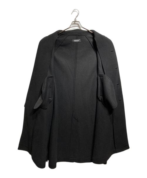 UNDERCOVER（アンダーカバー）UNDERCOVER (アンダーカバー) POLARTECポーラテックフリースオーバーサイズステンカラーコート ブラック サイズ:3の古着・服飾アイテム