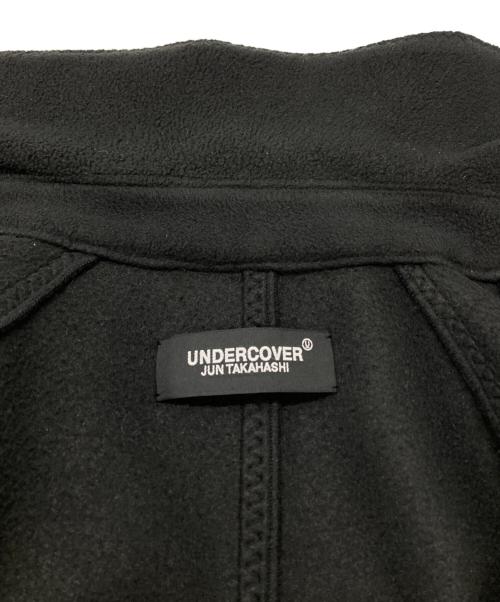 UNDERCOVER（アンダーカバー）UNDERCOVER (アンダーカバー) POLARTECポーラテックフリースオーバーサイズステンカラーコート ブラック サイズ:3の古着・服飾アイテム