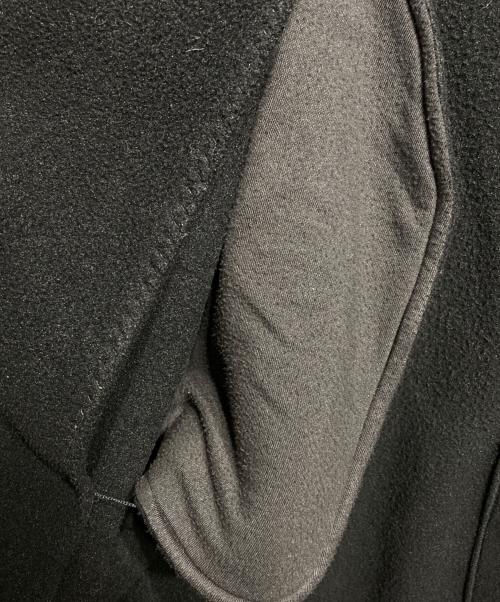 UNDERCOVER（アンダーカバー）UNDERCOVER (アンダーカバー) POLARTECポーラテックフリースオーバーサイズステンカラーコート ブラック サイズ:3の古着・服飾アイテム