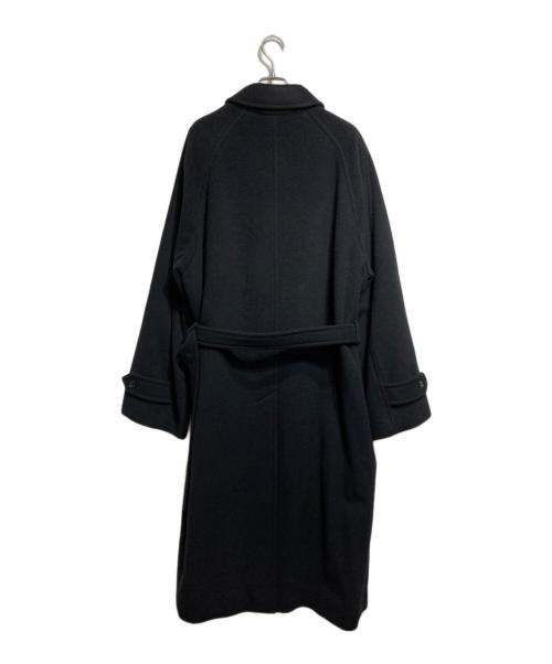 AURALEE（オーラリー）AURALEE (オーラリー) CASHMERE WOOL MOSSER SOUTIEN COLLAR COAT/カシミヤウールステンカラーコート ブラック サイズ:5の古着・服飾アイテム