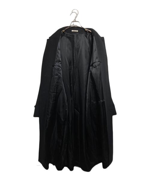 AURALEE（オーラリー）AURALEE (オーラリー) CASHMERE WOOL MOSSER SOUTIEN COLLAR COAT/カシミヤウールステンカラーコート ブラック サイズ:5の古着・服飾アイテム