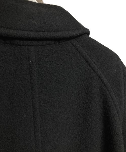 AURALEE（オーラリー）AURALEE (オーラリー) CASHMERE WOOL MOSSER SOUTIEN COLLAR COAT/カシミヤウールステンカラーコート ブラック サイズ:5の古着・服飾アイテム
