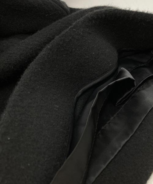 AURALEE（オーラリー）AURALEE (オーラリー) CASHMERE WOOL MOSSER SOUTIEN COLLAR COAT/カシミヤウールステンカラーコート ブラック サイズ:5の古着・服飾アイテム