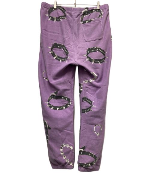 SUPREME（シュプリーム）SUPREME (シュプリーム) STUDDED COLLARS SWEATPANTS パープル サイズ:XLの古着・服飾アイテム