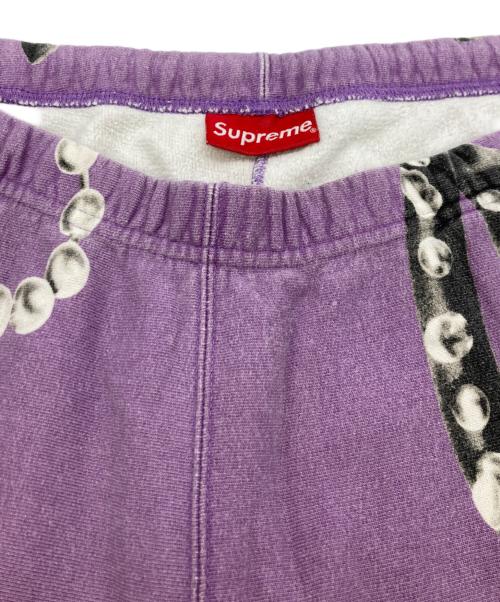 SUPREME（シュプリーム）SUPREME (シュプリーム) STUDDED COLLARS SWEATPANTS パープル サイズ:XLの古着・服飾アイテム