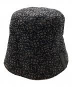 LOEWEロエベ）の古着「ジャガードリバーシブルハット/Reversible Jacquard Hat」｜ブラック