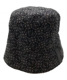 LOEWE（ロエベ）の古着「ジャガードリバーシブルハット/Reversible Jacquard Hat」｜ブラック