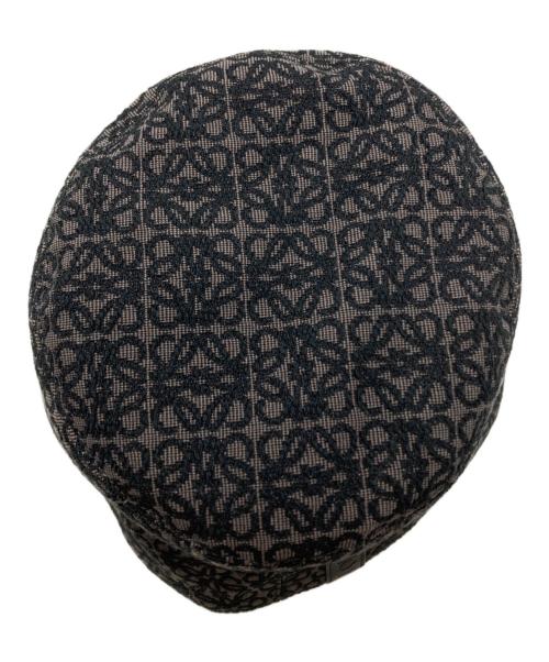 LOEWE（ロエベ）LOEWE (ロエベ) ジャガードリバーシブルハット/Reversible Jacquard Hat ブラックの古着・服飾アイテム