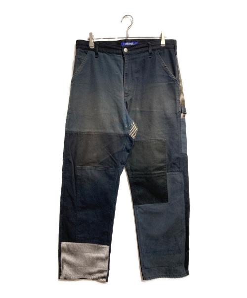 JUNYA WATANABE COMME des GARCONS（(ジュンヤワタナベ コムデギャルソン）綿ダックフェイクレザー パッチワーク ペインターパンツ/Cotton duck and faux leather patchwork painter pantsの古着・服飾アイテム