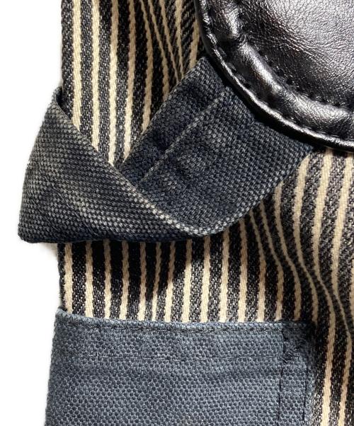 JUNYA WATANABE COMME des GARCONS（(ジュンヤワタナベ コムデギャルソン）綿ダックフェイクレザー パッチワーク ペインターパンツ/Cotton duck and faux leather patchwork painter pantsの古着・服飾アイテム