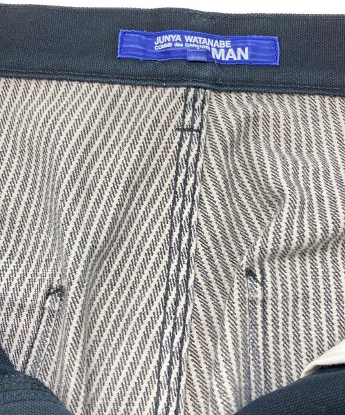 JUNYA WATANABE COMME des GARCONS（(ジュンヤワタナベ コムデギャルソン）綿ダックフェイクレザー パッチワーク ペインターパンツ/Cotton duck and faux leather patchwork painter pantsの古着・服飾アイテム