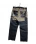 綿ダックフェイクレザー パッチワーク ペインターパンツ/Cotton duck and faux leather patchwork painter pants：30000円