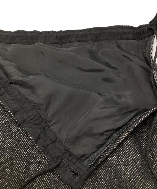 Y's（ワイズ）Y's (ワイズ) ウールヘリンボーンサルエルパンツ/Wool Herringbone Sarouel Pants ブラック サイズ:2の古着・服飾アイテム
