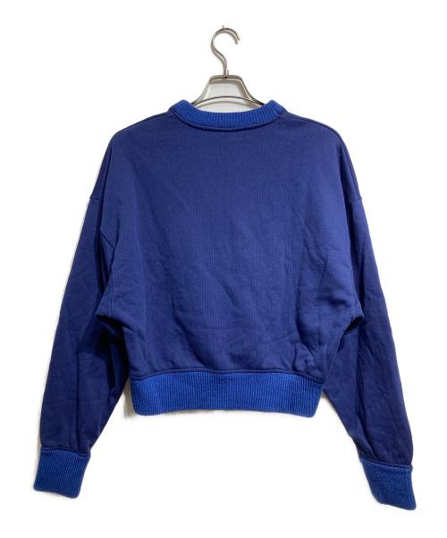 LOEWE（ロエベ）LOEWE (ロエベ) アナグラムコットンリブスウェット/Anagram Cotton Rib Sweatshirt イエロー×ネイビー サイズ:Mの古着・服飾アイテム