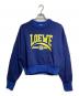LOEWE（ロエベ）の古着「アナグラムコットンリブスウェット/Anagram Cotton Rib Sweatshirt」｜イエロー×ネイビー
