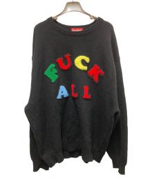 SUPREME（シュプリーム）の古着「Fuck All Sweater」｜ブラック