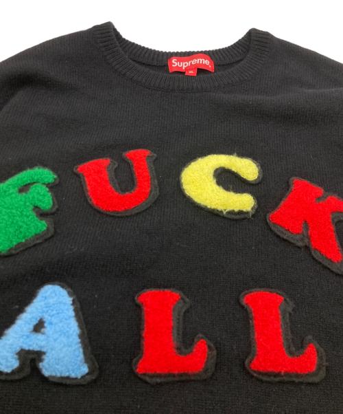 SUPREME（シュプリーム）SUPREME (シュプリーム) Fuck All Sweater ブラック サイズ:XLの古着・服飾アイテム