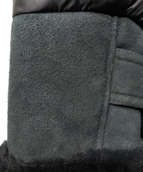 EMMETI（エンメティ）EMMETI (エンメティ) ムートン切替ダウンコート/Down coat with mouton panels ブラック サイズ:48の古着・服飾アイテム