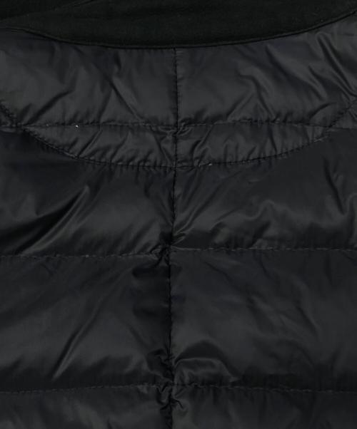 EMMETI（エンメティ）EMMETI (エンメティ) ムートン切替ダウンコート/Down coat with mouton panels ブラック サイズ:48の古着・服飾アイテム