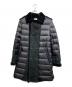 EMMETI（エンメティ）の古着「ムートン切替ダウンコート/Down coat with mouton panels」｜ブラック