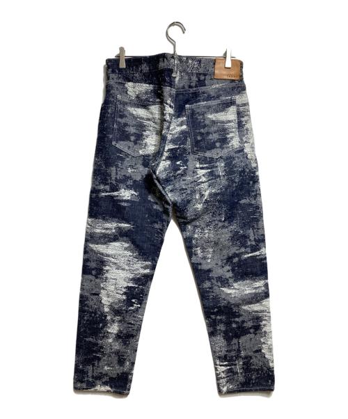 TAAKK（ターク）TAAKK (ターク) ジャガードデニムパンツ/Jacquard denim pants インディゴ サイズ:1の古着・服飾アイテム