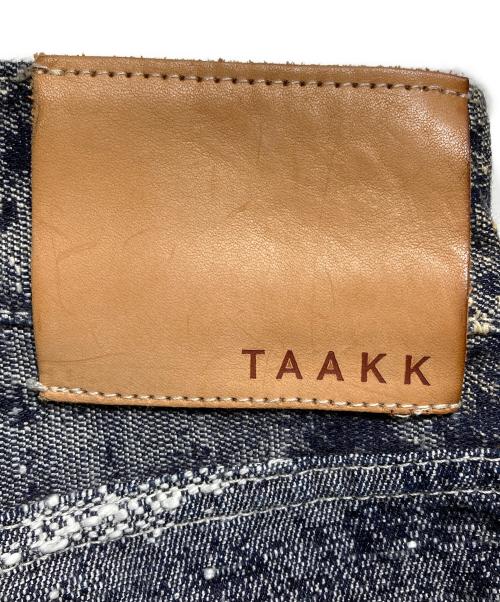 TAAKK（ターク）TAAKK (ターク) ジャガードデニムパンツ/Jacquard denim pants インディゴ サイズ:1の古着・服飾アイテム