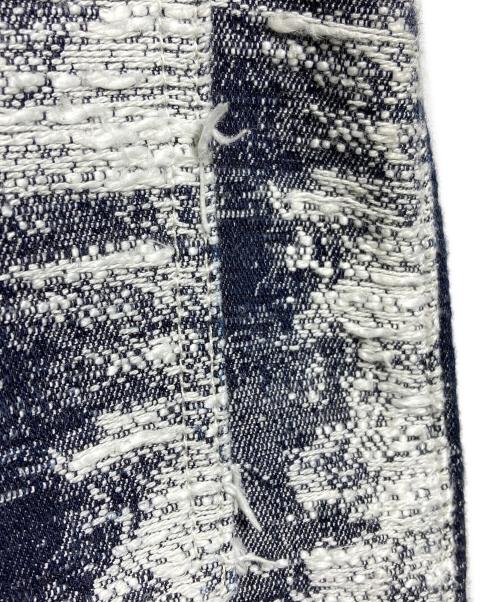 TAAKK（ターク）TAAKK (ターク) ジャガードデニムパンツ/Jacquard denim pants インディゴ サイズ:1の古着・服飾アイテム