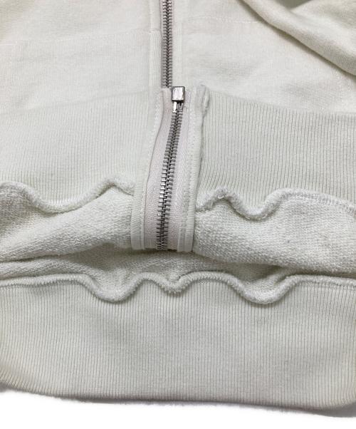 OFFWHITE（オフホワイト）OFFWHITE (オフホワイト) ダイアグ ステンシル ジップト フーディー/DIAG STENCIL ZIPPED HOODIE ホワイト サイズ:XSの古着・服飾アイテム