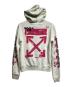 OFFWHITE (オフホワイト) ダイアグ ステンシル ジップト フーディー/DIAG STENCIL ZIPPED HOODIE ホワイト サイズ:XS：20000円