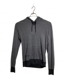 DIOR HOMME（ディオール オム）の古着「BEE刺繍プルオーバーパーカー/Bee embroidered pullover hoodie」｜グレー