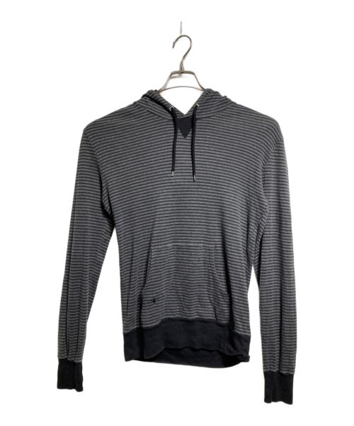 DIOR HOMME（ディオール オム）DIOR HOMME (ディオール オム) BEE刺繍プルオーバーパーカー/Bee embroidered pullover hoodie グレー サイズ:FREEの古着・服飾アイテム