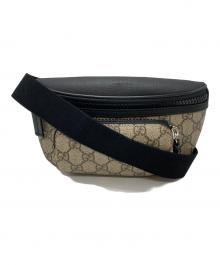 GUCCI（グッチ）の古着「GGスプリームクロスクロスボディバッグ/GG Supreme canvas crossbody bag」｜ベージュ