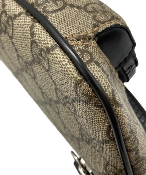 GUCCI（グッチ）GUCCI (グッチ) GGスプリームクロスクロスボディバッグ/GG Supreme canvas crossbody bag ベージュの古着・服飾アイテム