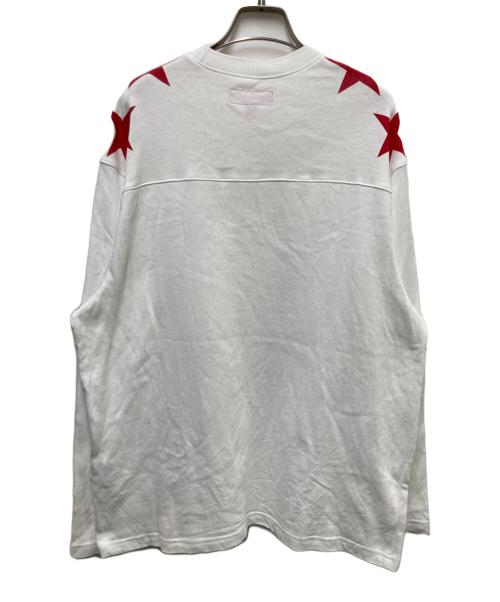 SUPREME（シュプリーム）SUPREME (シュプリーム) PLAY BOY (プレイボーイ) L/S Football Top レッド×ホワイト サイズ:Sの古着・服飾アイテム