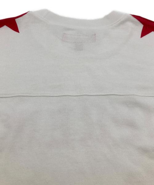 SUPREME（シュプリーム）SUPREME (シュプリーム) PLAY BOY (プレイボーイ) L/S Football Top レッド×ホワイト サイズ:Sの古着・服飾アイテム