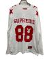 SUPREME（シュプリーム）の古着「L/S Football Top」｜レッド×ホワイト