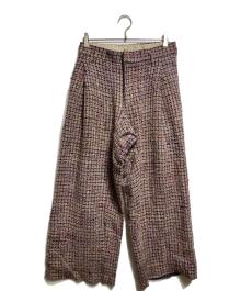 SHINYA KOZUKA（シンヤコズカ）の古着「OLD FASHIONED TROUSERS」｜ピンク