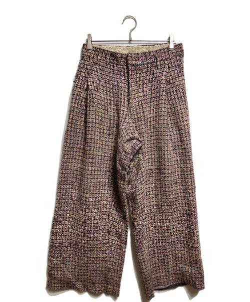 SHINYA KOZUKA（シンヤコズカ）SHINYA KOZUKA (シンヤコズカ) OLD FASHIONED TROUSERS ピンク サイズ:Sの古着・服飾アイテム
