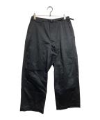 THE NORTHFACE PURPLELABELザ・ノースフェイス パープルレーベル）の古着「Chino Wide Straight Field Pants/チノ・ワイドストレート・フィールドパンツ」｜ブラック