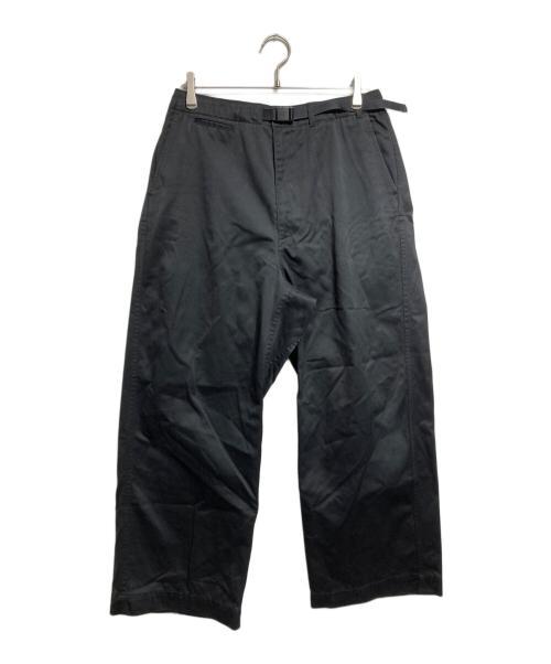 THE NORTHFACE PURPLELABEL（ザ・ノースフェイス パープルレーベル）THE NORTHFACE PURPLELABEL (ザ・ノースフェイス パープルレーベル) Chino Wide Straight Field Pants/チノ・ワイドストレート・フィールドパンツ ブラック サイズ:32の古着・服飾アイテム