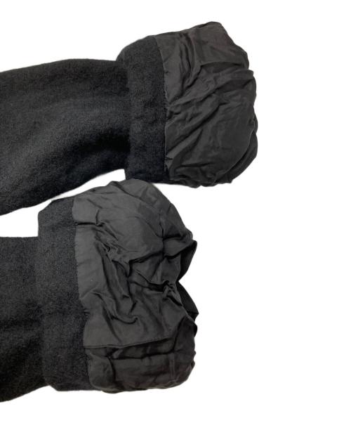 COMME des GARCONS HOMME PLUS（コムデギャルソンオムプリュス）COMME des GARCONS HOMME PLUS (コムデギャルソンオムプリュス) ウール縮絨ダブルロングコート/• Boiled wool double-breasted long coat ブラック サイズ:Lの古着・服飾アイテム